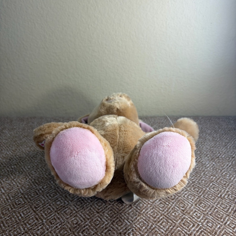 Build A Bear Workshop Tan Rabbit Pawlette Plush 15” Bunny Rabbit Has Music Sound - Picture 3 of 8